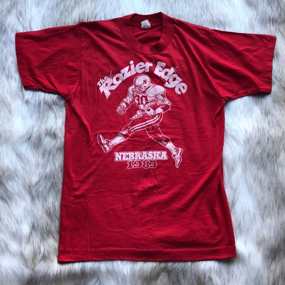 Mike Rozier Nebraska 1983 Vintage Tee, M